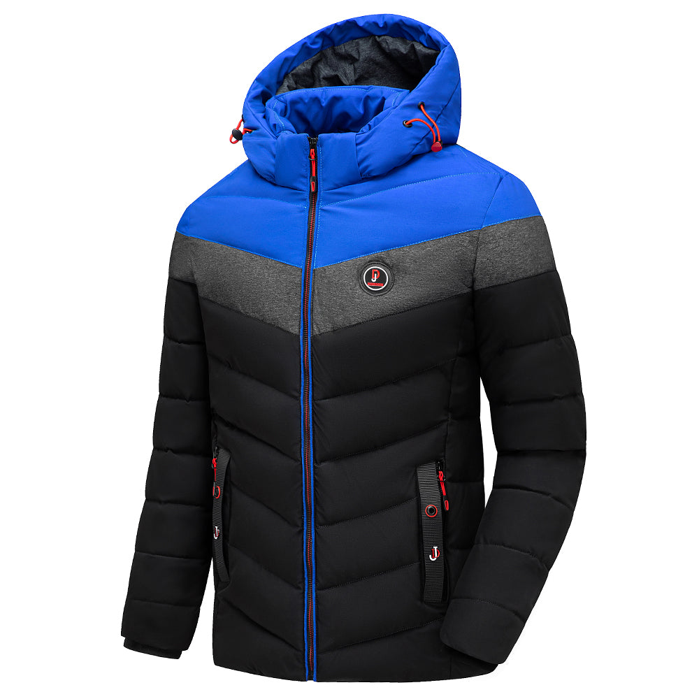 Explore the Contrast Jacket with Hood: Your Ultimate Winter Companion