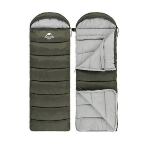 Discover the Comfort of the Series Envelope Hooded Sleeping Bag