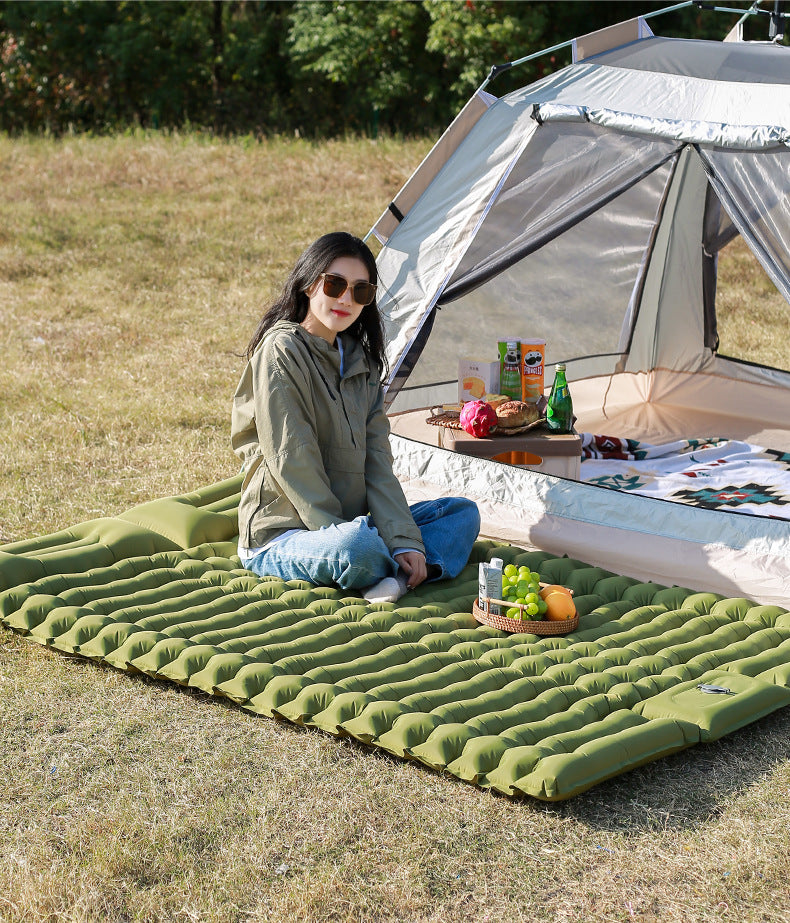 TPU Thickened Double Air Mattress Outdoor Tent Sleeping Mat