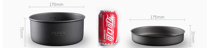 Alcohol Stove Set People Camping Picnic Pot