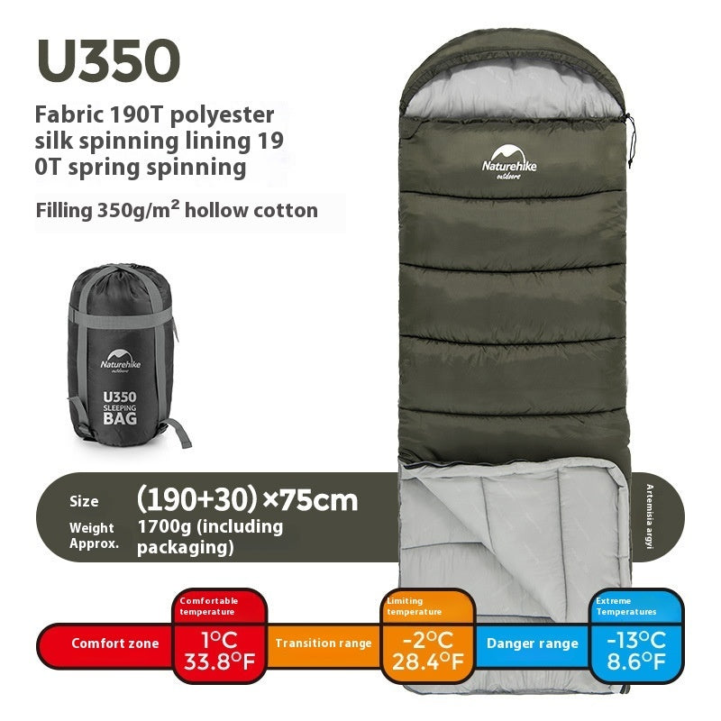 Series Envelope Hooded Sleeping Bag