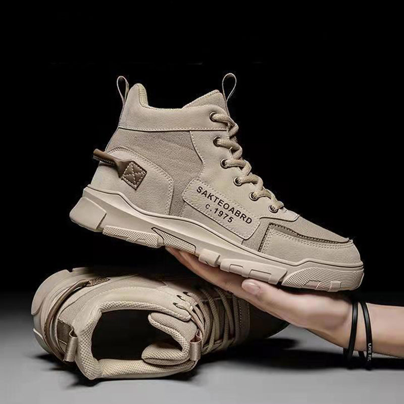 Ankle Boots Men Lace-up Martin Boots