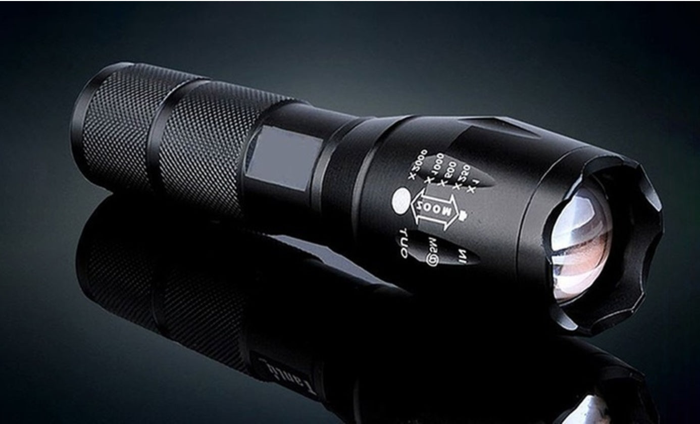Portable Mini Flashlight LED ZOOM Torch