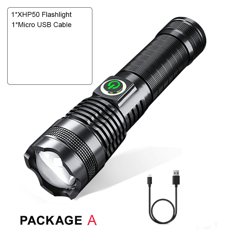 P50 Strong Light Zoom Flashlight