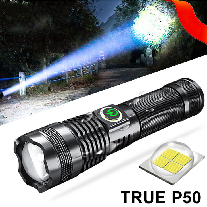 P50 Strong Light Zoom Flashlight