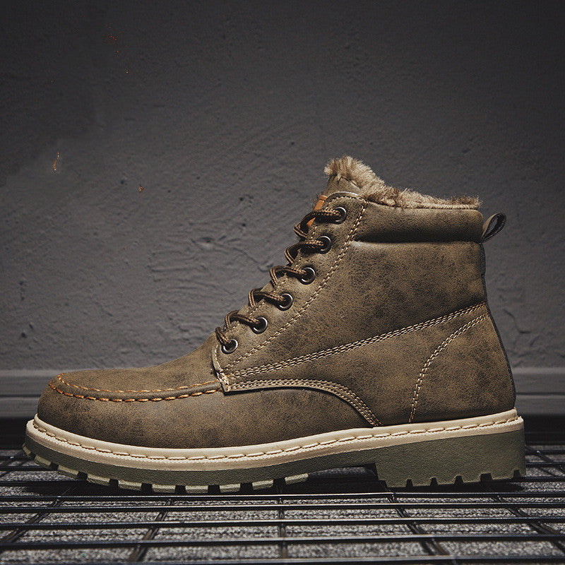 Warm Cashmere Martin Boots Men