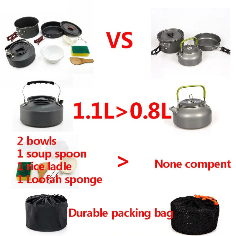 Tableware outdoor camping pot
