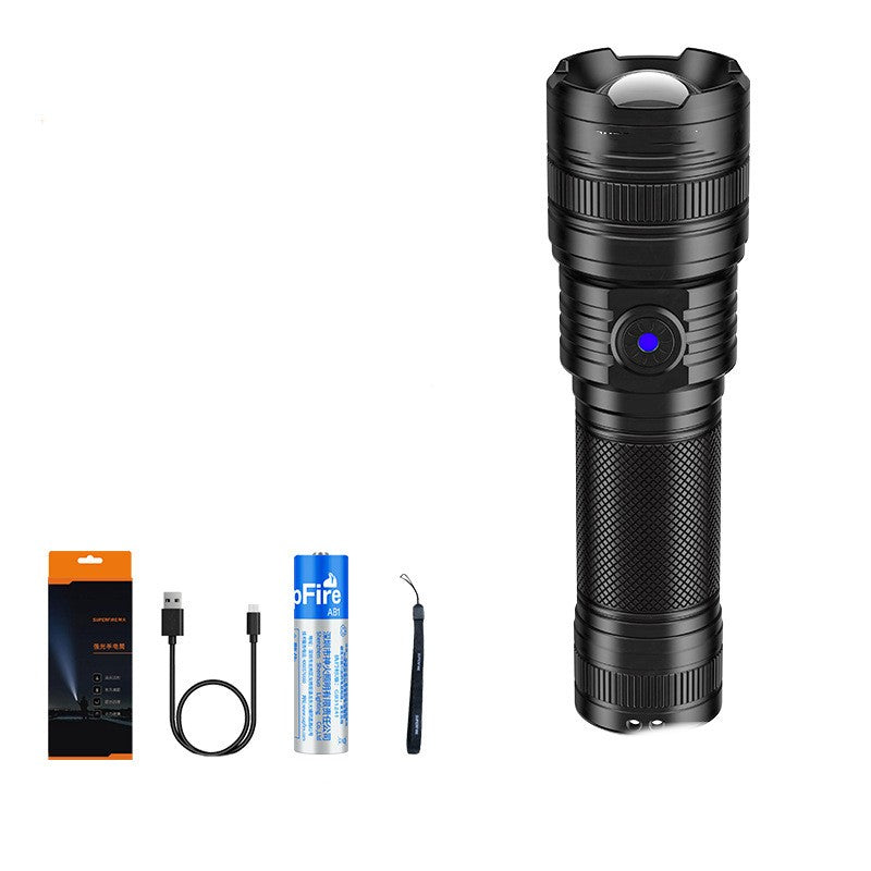 Aluminum Alloy Rechargeable Flashlight