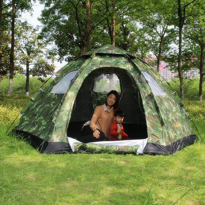 Automatic tent outdoor