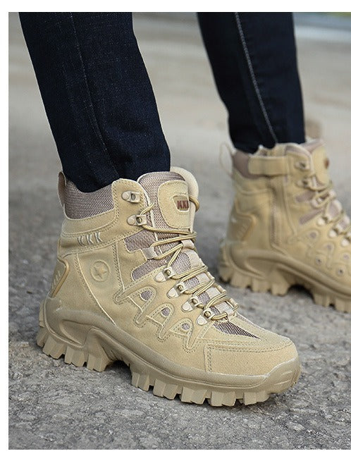 High-top Combat Boots