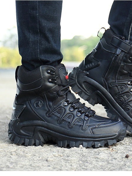High-top Combat Boots