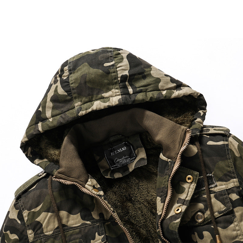 Men's Jacket Camouflage Printed Outerwear