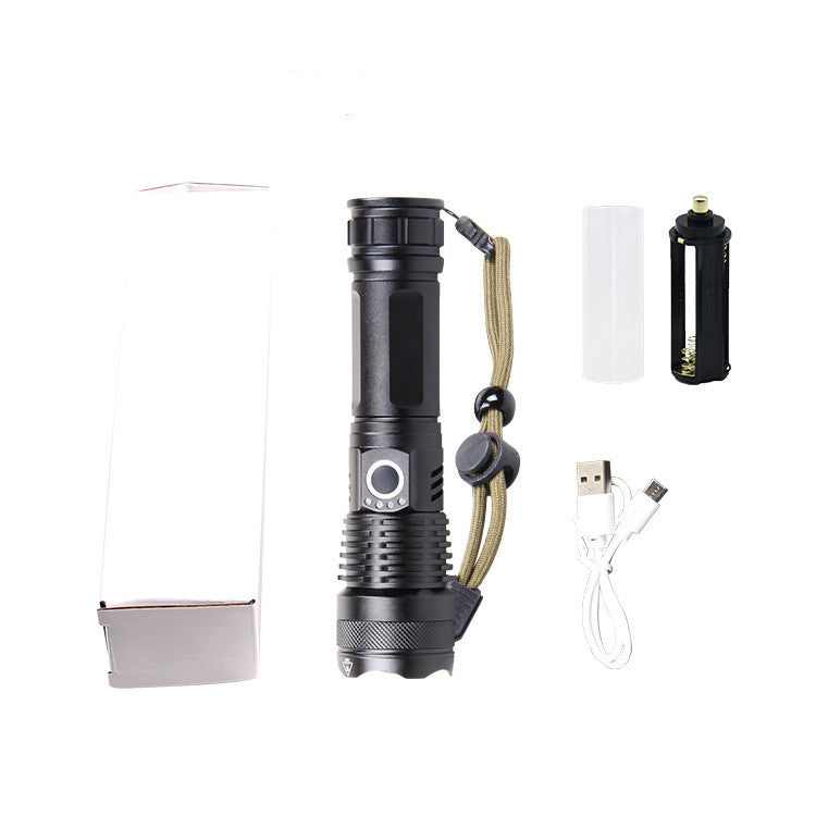 New Aluminum Alloy Telescopic Flashlight