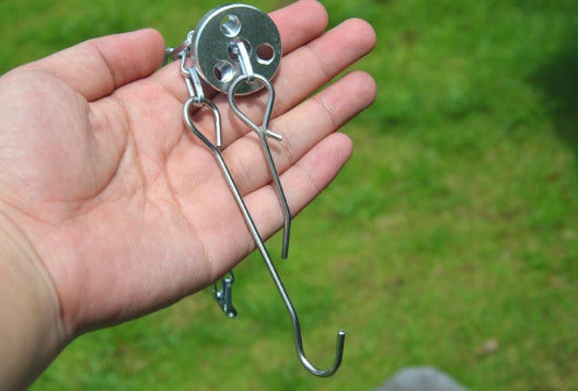 Tripod hanging pot picnic fire bracket