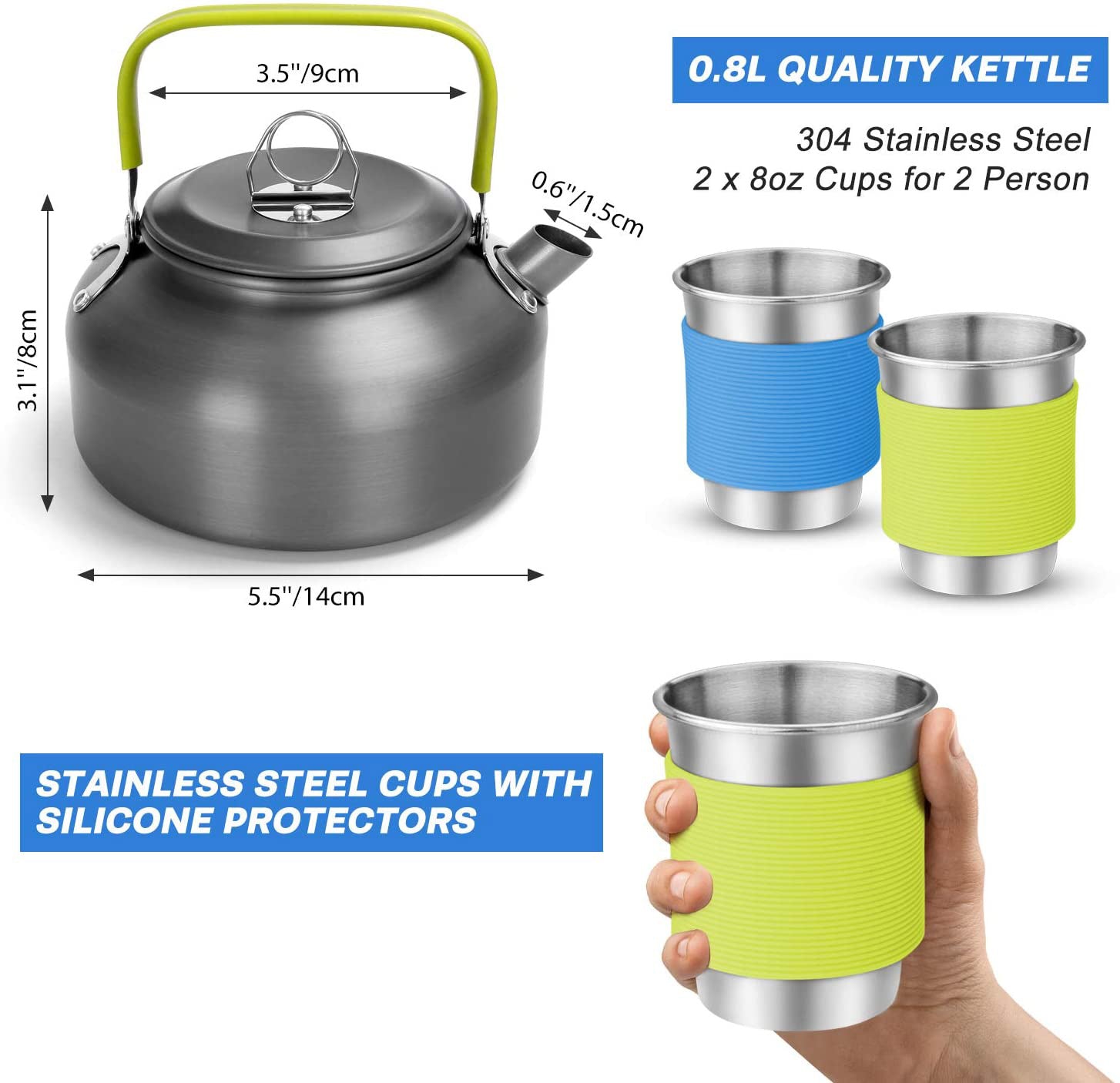 Camping Cooker Outdoor Teapot