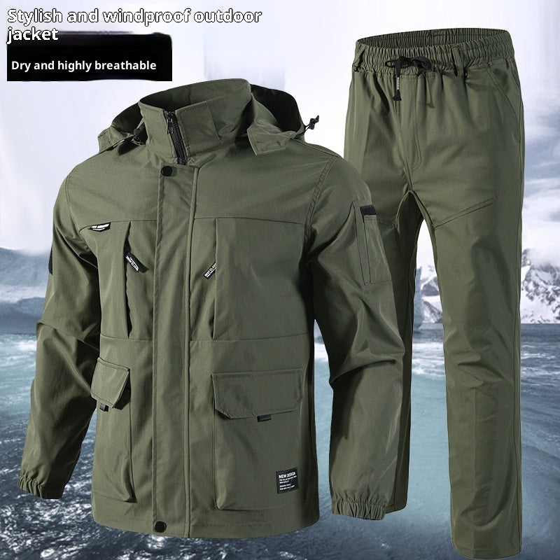 Camouflage Suit Men's Outdoor Casual Jacket