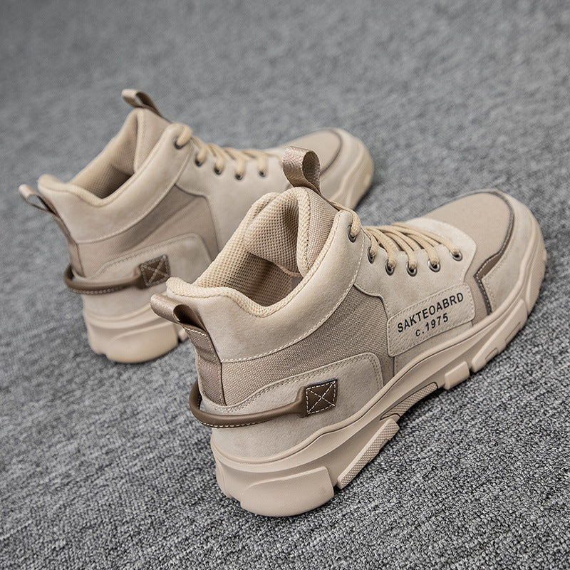 Ankle Boots Men Lace-up Martin Boots