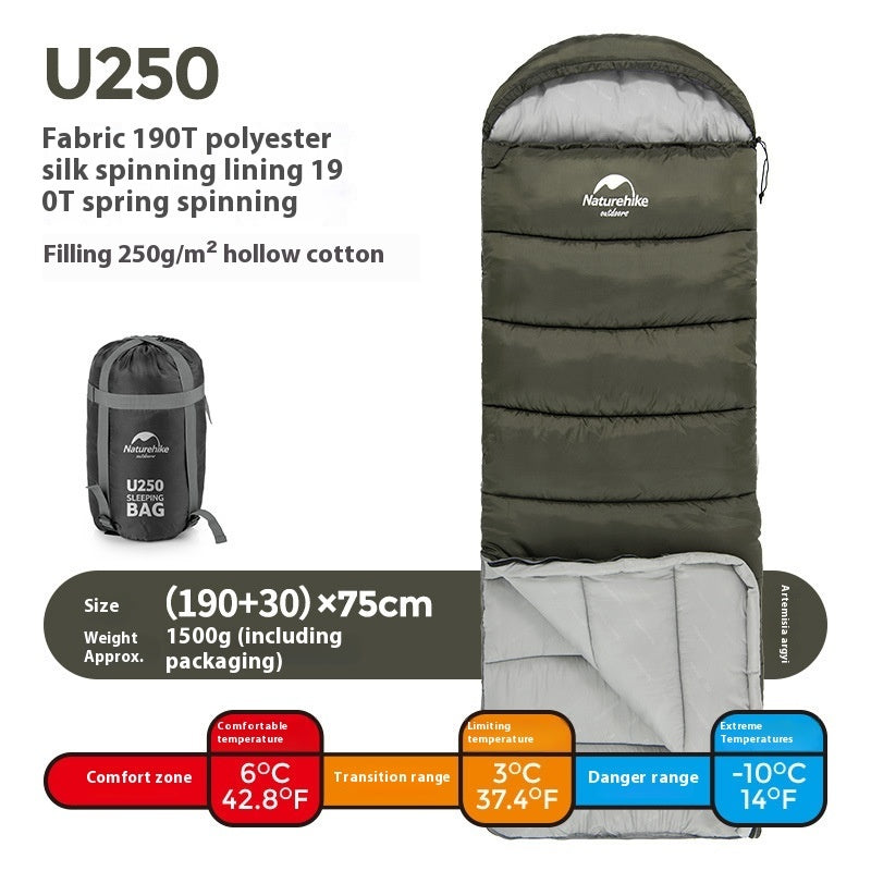 Series Envelope Hooded Sleeping Bag