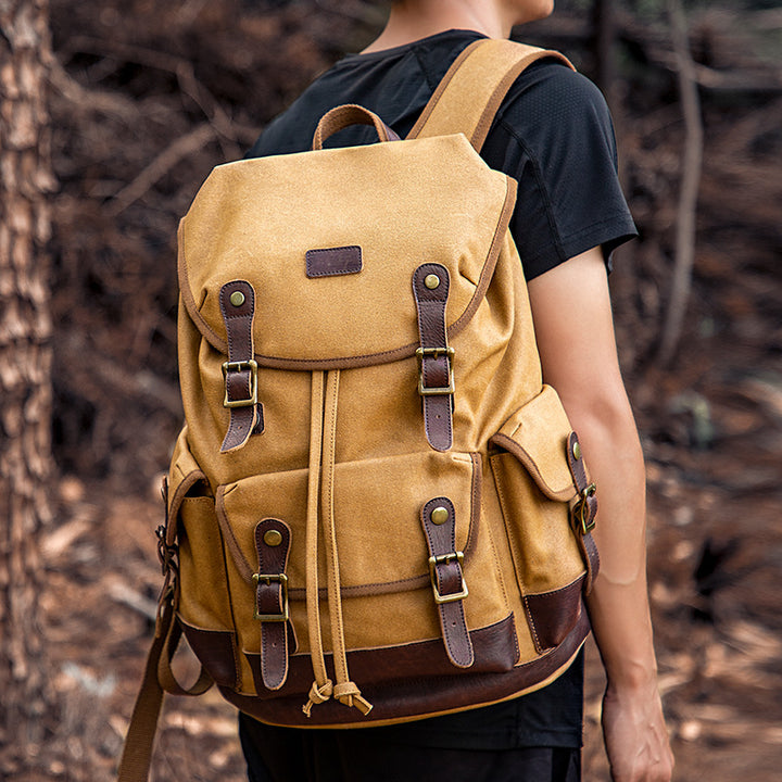 Outdoor Canvas Vintage Backpack