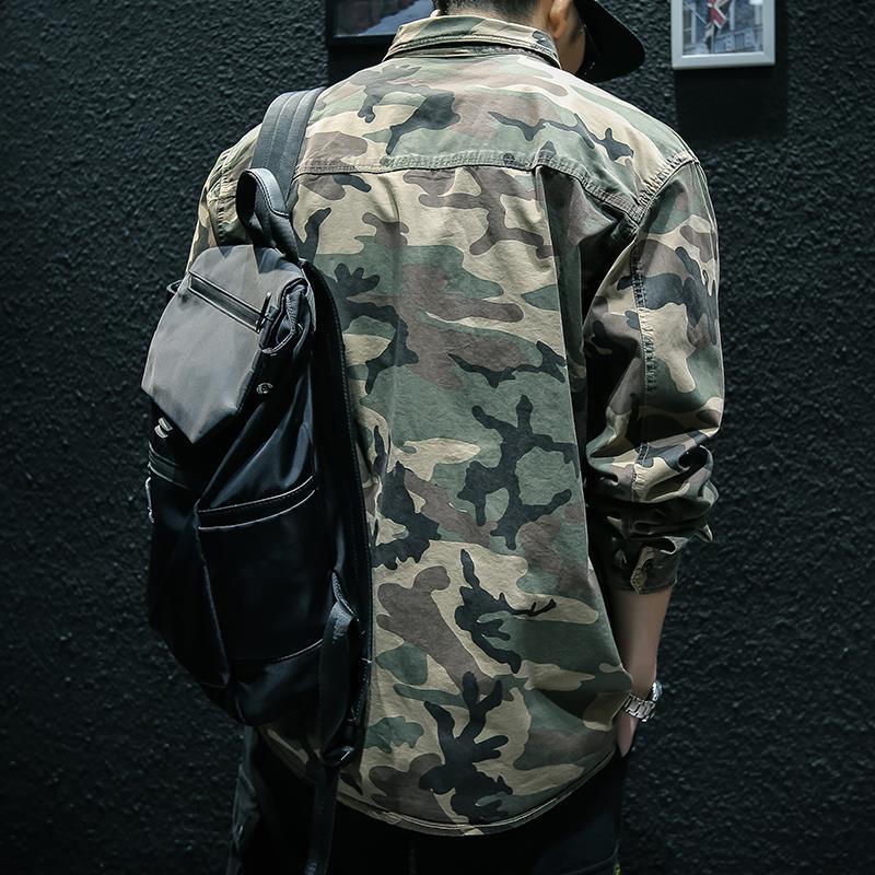 Camouflage Long Sleeve Jacket