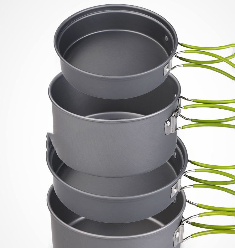 Outdoor Camping Single Pot Aluminum Alloy
