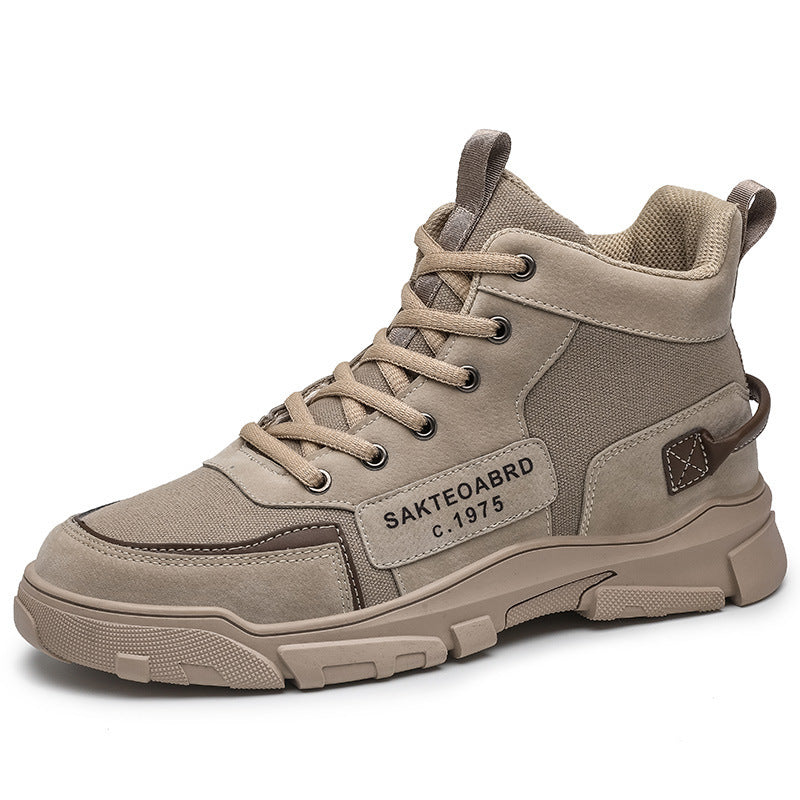 Ankle Boots Men Lace-up Martin Boots