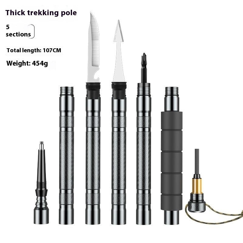 Outdoor Folding Self-defense Stick