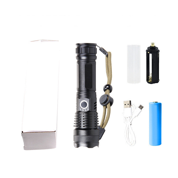New Aluminum Alloy Telescopic Flashlight