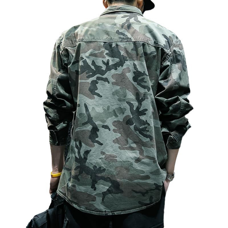 Camouflage Long Sleeve Jacket