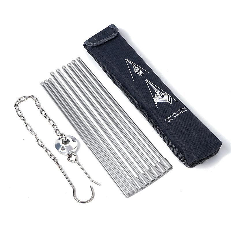 Tripod hanging pot picnic fire bracket