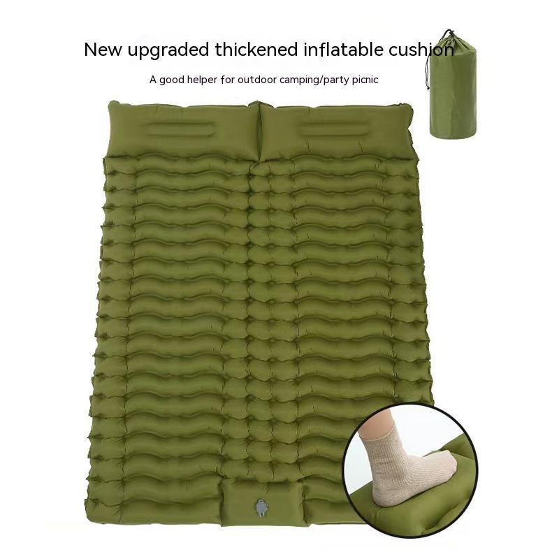 TPU Thickened Double Air Mattress Outdoor Tent Sleeping Mat