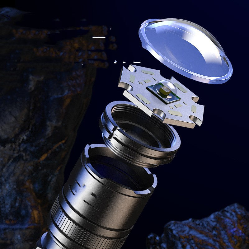 Aluminum Alloy Rechargeable Flashlight