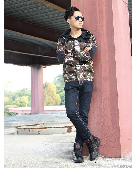 High-top Combat Boots