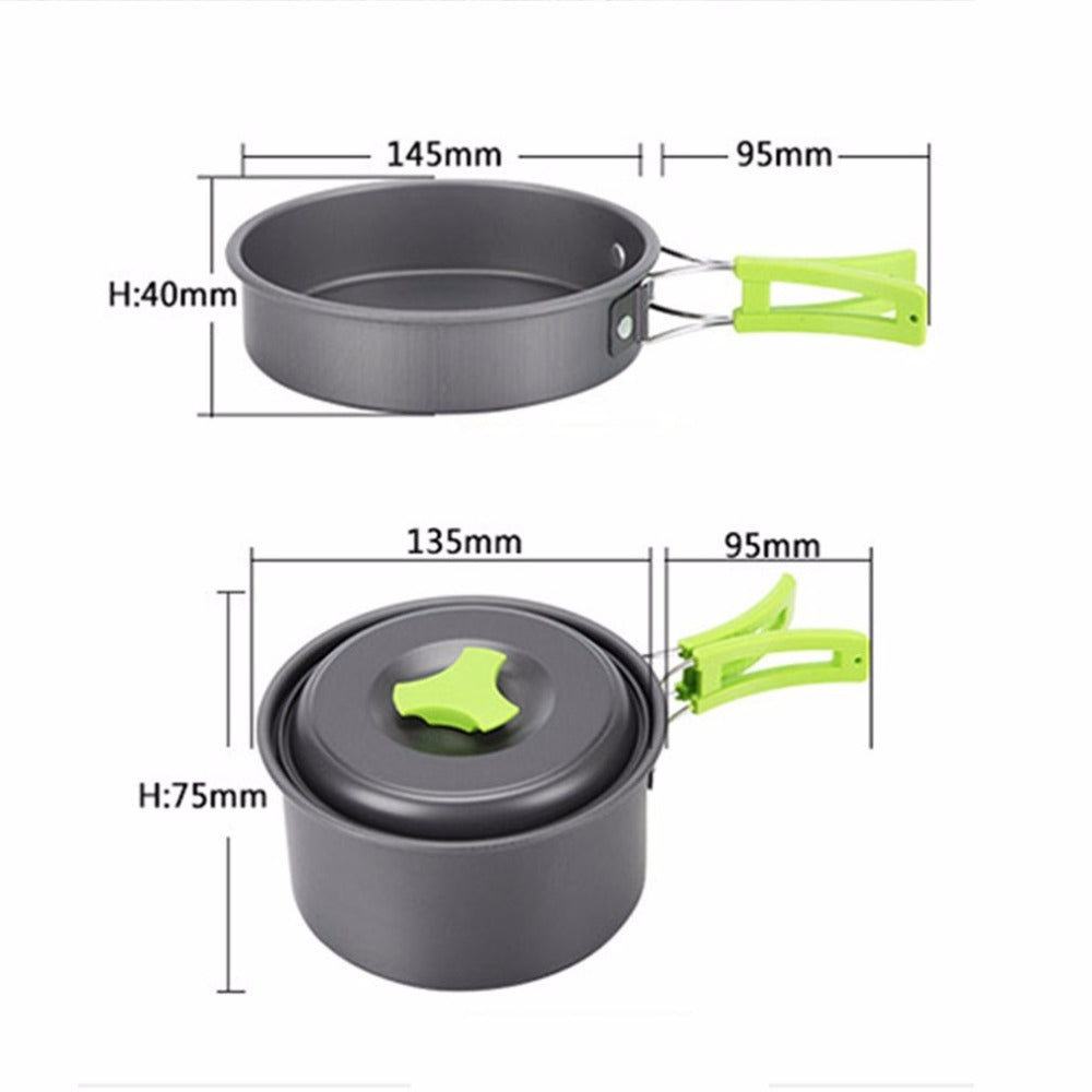 Outdoor Camping Pot Portable Combination